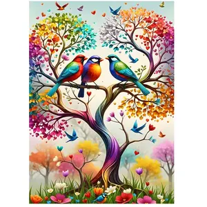 Alipson Puzzle Rainbow Tree Puzzle-F-50141 pas cher