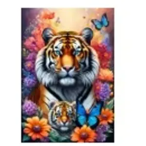 Alipson Puzzle Tigres - Collection Amour Maternel Puzzle-F-50117 pas cher