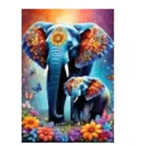 Alipson Puzzle Olifanten - Elephants - Maternal Love Collection Puzzel 1000 Stukjes pas cher