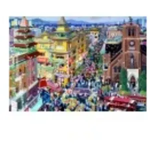 Alipson Puzzle San Francisco - China Town Puzzle-F-50151 pas cher