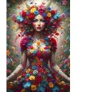 Alipson Puzzle Femme Fleurs Puzzle-F-50303 pas cher