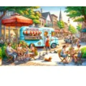 Alipson Puzzle Fast and Delicious Food Puzzle-F-50301 pas cher