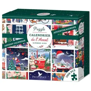 Pieces & Peace Calendrier de l'Avent Pieces&Peace Peace-F-00292 pas cher