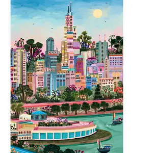 Pieces & Peace Mini Puzzle - Chicago Peace-F-00278 pas cher