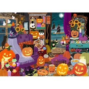 Pieces & Peace L'heure des Sorcières d'Halloween Peace-F-00248 pas cher