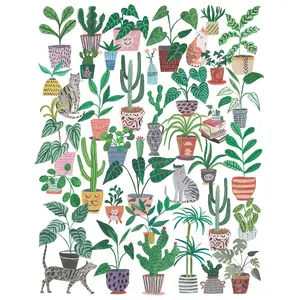 Pieces & Peace Chats et Plantes Peace-F-00091 pas cher