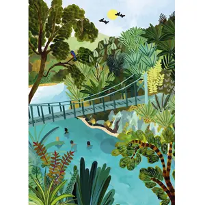 Pieces & Peace Piscine Bleues en Nouvelle-Zelande Peace-F-00069 pas cher