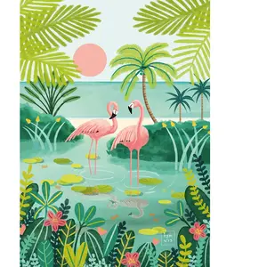 Pieces & Peace Flamant Peace-F-00076 pas cher