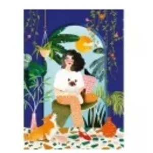 Pieces & Peace Jardin Bleu Peace-F-00002 pas cher