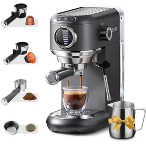 SANS 4in1 Cafetera Cappuccino Machine à café Dolce gusto Nes Capsule M... pas cher