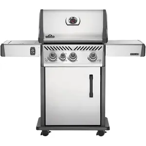 Napoleon Pack Barbecue à gaz Rogue PRO 425 Inox + Plancha