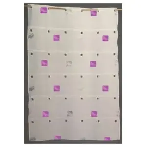 Modulable Brodé De Carrés Colorés