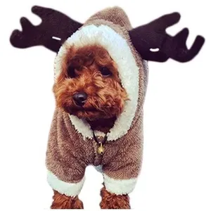 EUROWEB Combinaison de renne pour chien deguisement costume pas cher
