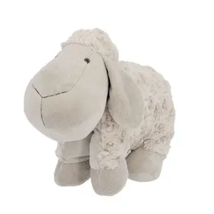 Peluche mouton et coussin de sol pliant 2 en 1 pas cher