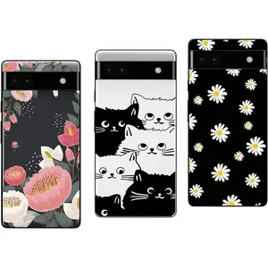 3 Coques à motif imprimé NOVAGO pour Google Pixel 6a 5G- Gel Souple incassable résistant Antichoc (PACK 1) pas cher