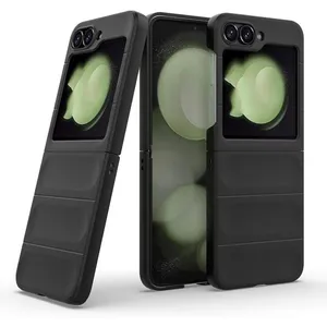 NOVAGO Pour Samsung Galaxy Z Flip6 5G /Z Flip 6 5G / Z Flip7 FE/Z Flip 7 FE - Coque AirBag Résistante Anti Choc et Anti Casse-Noire pas cher