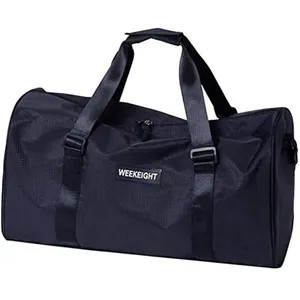 Sac de Voyage NOVAGO pliable et imperméable, Grand Volume avec bandoulière (Noir)Vendu parcdiscount