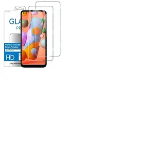 2 Films de protection vitre verre trempé pour Samsung Galaxy A11 [Novago®] pas cher
