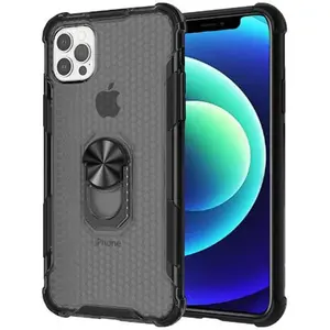 NOVAGO iPhone 12 PRO MAX - Coque Résistante Anti Choc avec Anneau Bague Anti ... pas cher