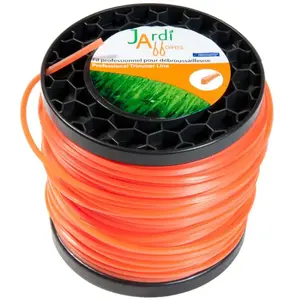 JARDIAFFAIRES Bobine de fil pour débroussailleuse Carré qualité PRO 3.3mm x 102 mètres pas cher