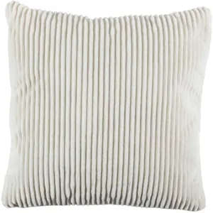 Coussin - Home Deco Factory - Grosse Côtes - Flanelle - Multicolore - 40 X 40 Cm