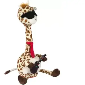 Jouet - Jeux 2 Momes - Girafe Dansante - Musical - Jaune Et Marron pas cher