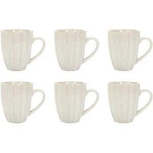 Home Deco Factory Koffiemokken Venice - 1x stuks - Keramiek - creme wi... pas cher