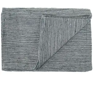 Jeté De Canapé "blen" 170x250cm Bleu Canard - Paris Prix pas cher