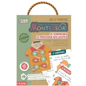 Jeu d'adresse Boutons Montessori 14cm - Paris Prix - Multicolore pas cher