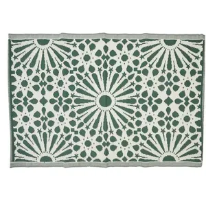 Tapis intérieur extérieur - Palm - Vert - Rectangulaire - Synthétique ... pas cher
