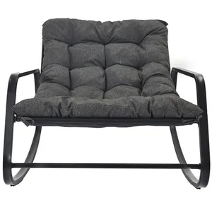 Fauteuil à Bascule Design "miami" 130cm Gris - Paris Prix pas cher