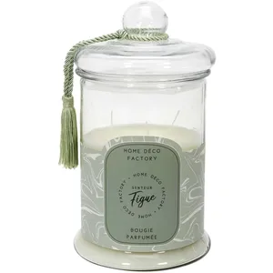 The Home Deco Factory - bougie parfumee bonbonniere verte H29CM pas cher