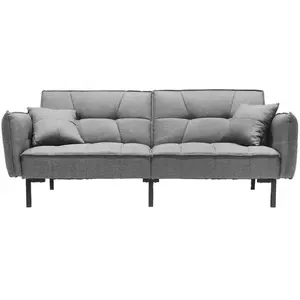 AC-DÉCO CANAPE CONVERTIBLE GRIS pas cher