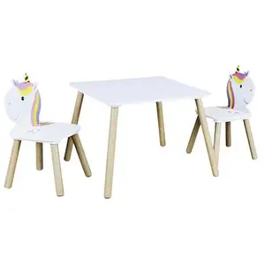 Comparateur de prix : Table Et Chaises - Home Deco Kids - Lily - Licorne - Multicolore