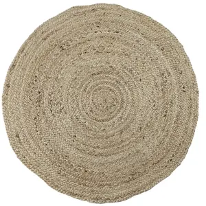 THE HOME DECO FACTORY Tapis Rond JuteVendu parcdiscount