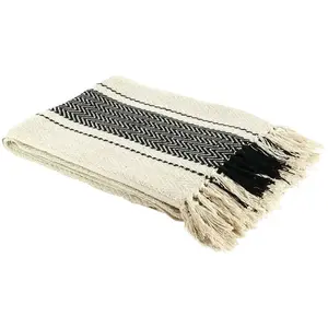 Home Déco Factory - plaid jete berbere a rayure 120X150CM pas cher