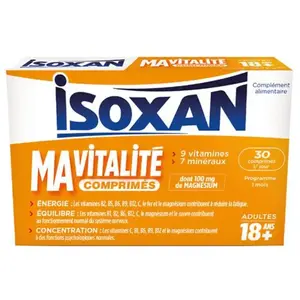 Isoxan Ma vitalité des 18 ans - 30 comprimésVendu paratida-sante-discount-fr