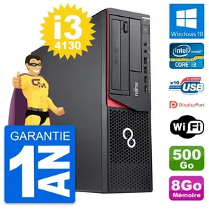 PC Fujitsu Esprimo E920 DT Intel i3-4130 RAM 8Go Disque 500Go Windows ... pas cher