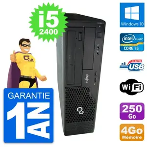 PC Fujitsu Esprimo E500 DT Intel i5-2400 RAM 4Go Disque 250Go Windows ... pas cher