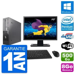 PC Fujitsu E500 DT Ecran 19" Intel G630 RAM 8Go Disque 500Go Windows 1... pas cher