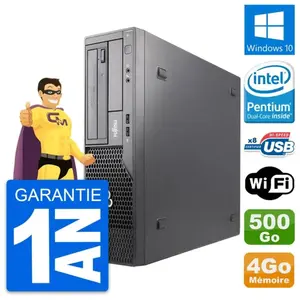 PC Fujitsu Esprimo E500 DT Intel G630 RAM 4Go Disque Dur 500Go Windows... pas cher