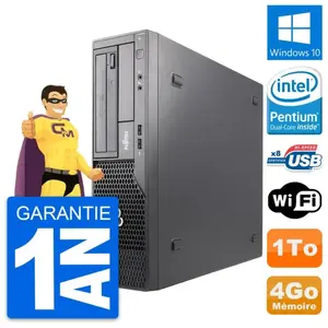 PC Fujitsu Esprimo E500 DT Intel G630 RAM 4Go Disque Dur 1To Windows 1... pas cher