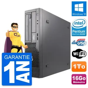 PC Fujitsu Esprimo E500 DT Intel G630 RAM 16Go Disque Dur 1To Windows ... pas cher