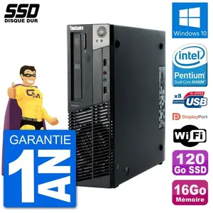 PC Lenovo ThinkCentre M92p SFF Intel G630 RAM 16Go SSD 120Go Windows 1... pas cher