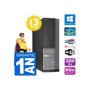 PC Dell OptiPlex 7020 SFF Intel i3-4130 RAM 8Go Disque Dur 250Go Windows 10 Wifi pas cher