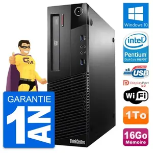 PC Lenovo ThinkCentre M93p SFF Intel G3220 RAM 16Go Disque 1To Windows... pas cher