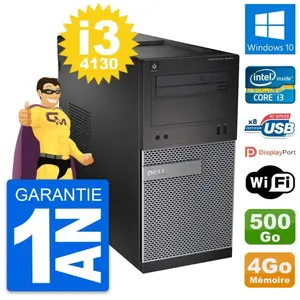 PC Tour Dell OptiPlex 3020 Intel i3-4130 RAM 4Go Disque 500Go Windows ... pas cher