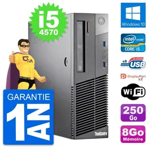 PC Lenovo ThinkCentre M93p SFF Core i5-4570 RAM 8Go Disque 250Go Windo... pas cher