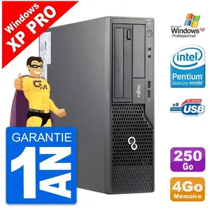 PC Fujitsu Esprimo E500 DT Intel G630 RAM 4Go Disque Dur 250Go Windows... pas cher