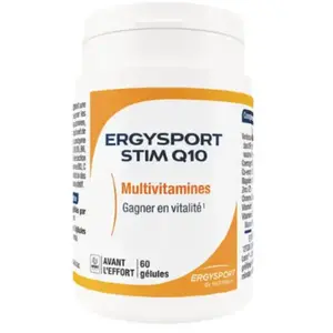 Nutergia Ergysport Stim Q10 Multivitamines 11 Vitamines 60 gélulesVendu paratida-sante-discount-fr